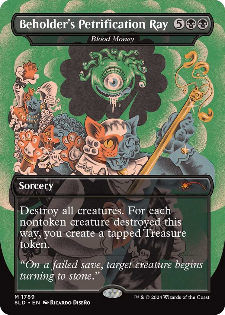 Blood Money (SLD-1789) (Borderless) [Secret Lair Drop]