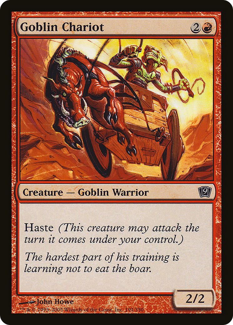 Goblin Chariot (9ED-191★) [9th Edition]