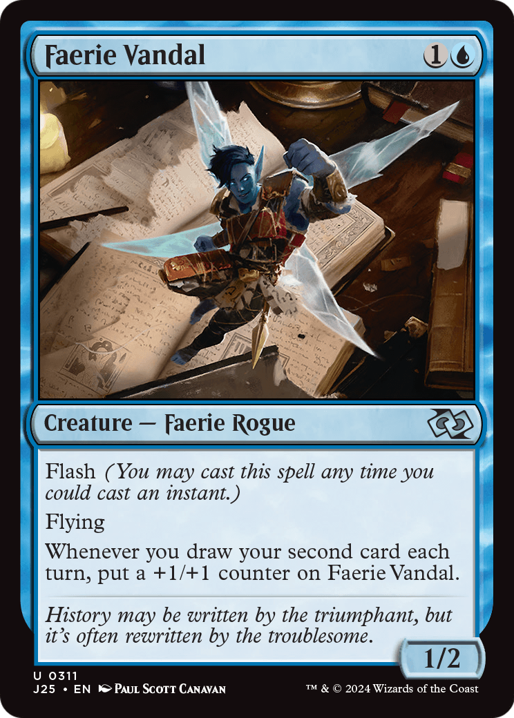 Faerie Vandal (J25-311) [Foundations Jumpstart]