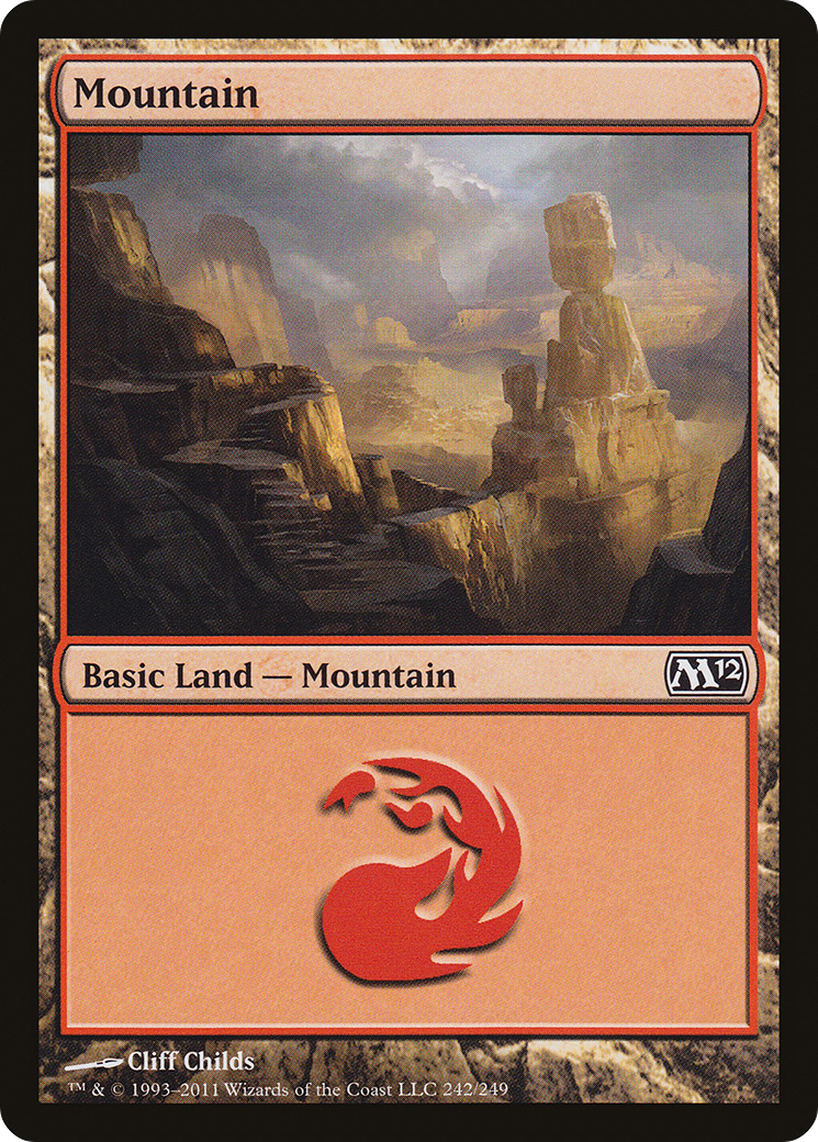 Mountain (M12-242) [Magic 2012] Foil