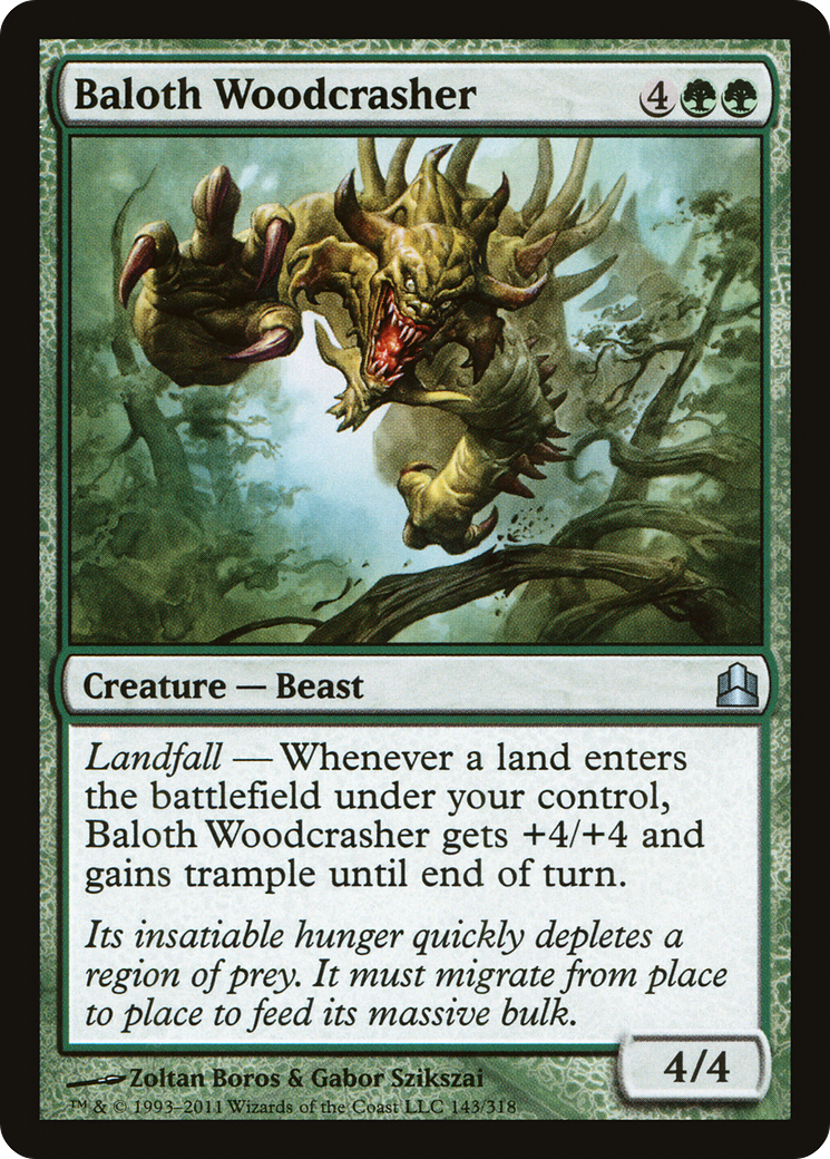 Baloth Woodcrasher (CMD-143) [Commander 2011]