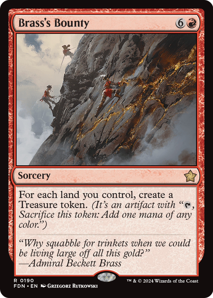 Brass's Bounty (FDN-190) [Foundations]