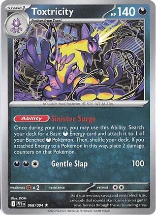 Toxtricity (068) [ME02 Phantasmal Flames] Holofoil - Rare