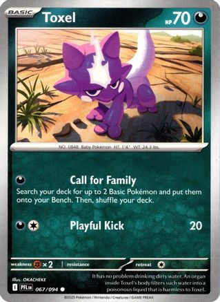Toxel (067) [ME02 Phantasmal Flames] Reverse Holofoil - Common