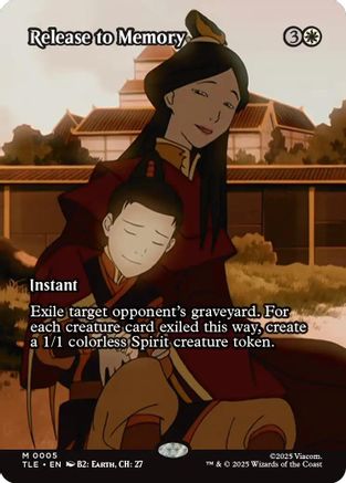 Release to Memory (Borderless) (TLE-005) [Avatar: The Last Airbender: Eternal-Legal]