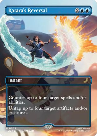 Katara's Reversal (Borderless) (TLE-063) [Avatar: The Last Airbender: Eternal-Legal]