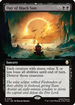 Day of Black Sun (Extended Art) (TLA-373) [Avatar: The Last Airbender]