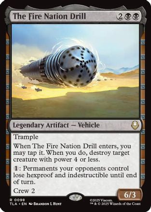 The Fire Nation Drill (TLA-098) [Avatar: The Last Airbender] Foil