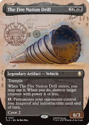 The Fire Nation Drill (Borderless) (TLA-321) [Avatar: The Last Airbender]