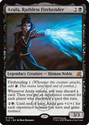 Azula, Ruthless Firebender (TLE-101) [Avatar: The Last Airbender: Eternal-Legal] Foil
