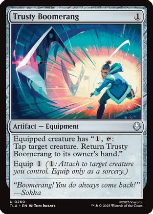 Trusty Boomerang (TLA-260) [Avatar: The Last Airbender] Foil