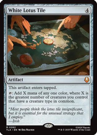 White Lotus Tile (TLA-262) [Avatar: The Last Airbender]