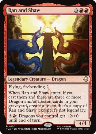 Ran and Shaw (TLA-150) [Avatar: The Last Airbender]