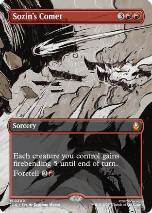 Sozin's Comet (TLA-309) (Borderless) [Avatar: The Last Airbender] Foil