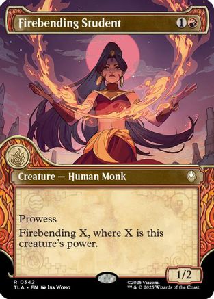 Firebending Student (Showcase) (TLA-342) [Avatar: The Last Airbender] Foil