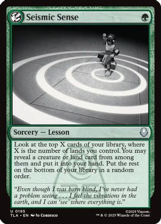 Seismic Sense (TLA-195) [Avatar: The Last Airbender] Foil