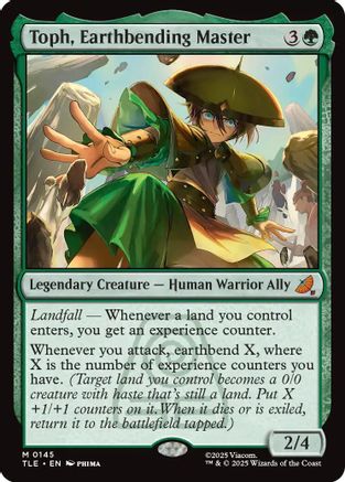 Toph, Earthbending Master (TLE-145) [Avatar: The Last Airbender: Eternal-Legal] Foil