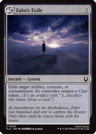 Zuko's Exile (TLA-003) [Avatar: The Last Airbender]