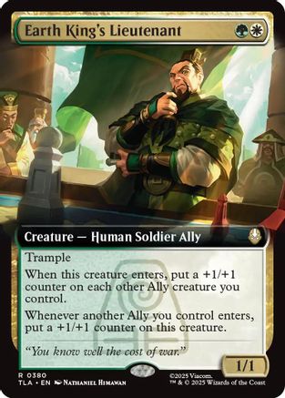 Earth King's Lieutenant (Extended Art) (TLA-380) [Avatar: The Last Airbender] Foil