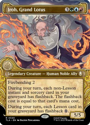 Iroh, Grand Lotus (Showcase) (TLA-349) [Avatar: The Last Airbender] Foil