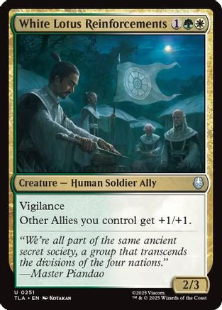 White Lotus Reinforcements (TLA-251) [Avatar: The Last Airbender] Foil
