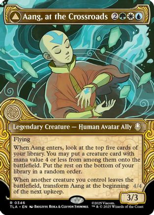 Aang, at the Crossroads (Showcase) (TLA-346) [Avatar: The Last Airbender] Foil