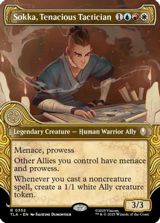 Sokka, Tenacious Tactician (Showcase) (TLA-352) [Avatar: The Last Airbender]