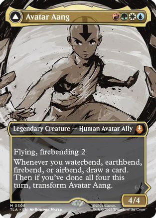 Avatar Aang (Borderless) (TLA-308) [Avatar: The Last Airbender] Foil