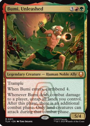 Bumi, Unleashed (TLA-211) [Avatar: The Last Airbender] Foil