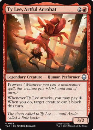 Ty Lee, Artful Acrobat (TLA-158) [Avatar: The Last Airbender]