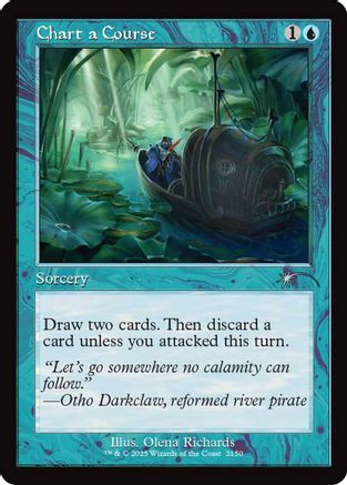 Chart a Course (Retro Frame) (SLD-2150) [Secret Lair Drop Series]