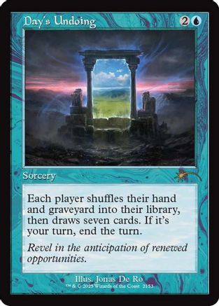 Day's Undoing (Retro Frame) (SLD-2153) [Secret Lair Drop Series]