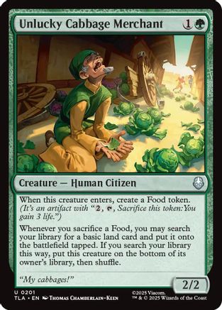 Unlucky Cabbage Merchant (TLA-201) [Avatar: The Last Airbender]