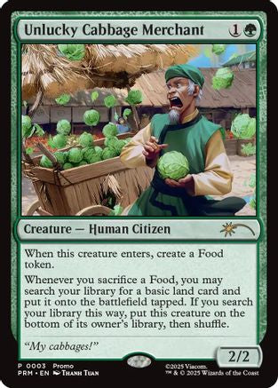 Unlucky Cabbage Merchant (UMP-003) [Unique and Miscellaneous Promos] Foil