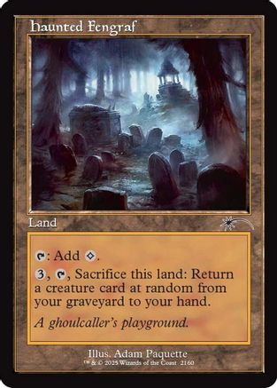 Haunted Fengraf (Retro Frame) (SLD-2160) [Secret Lair Drop Series]