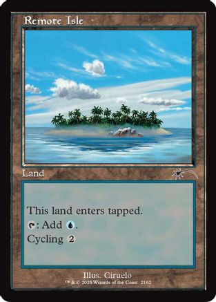 Remote Isle (Retro Frame) (SLD-2162) [Secret Lair Drop Series]
