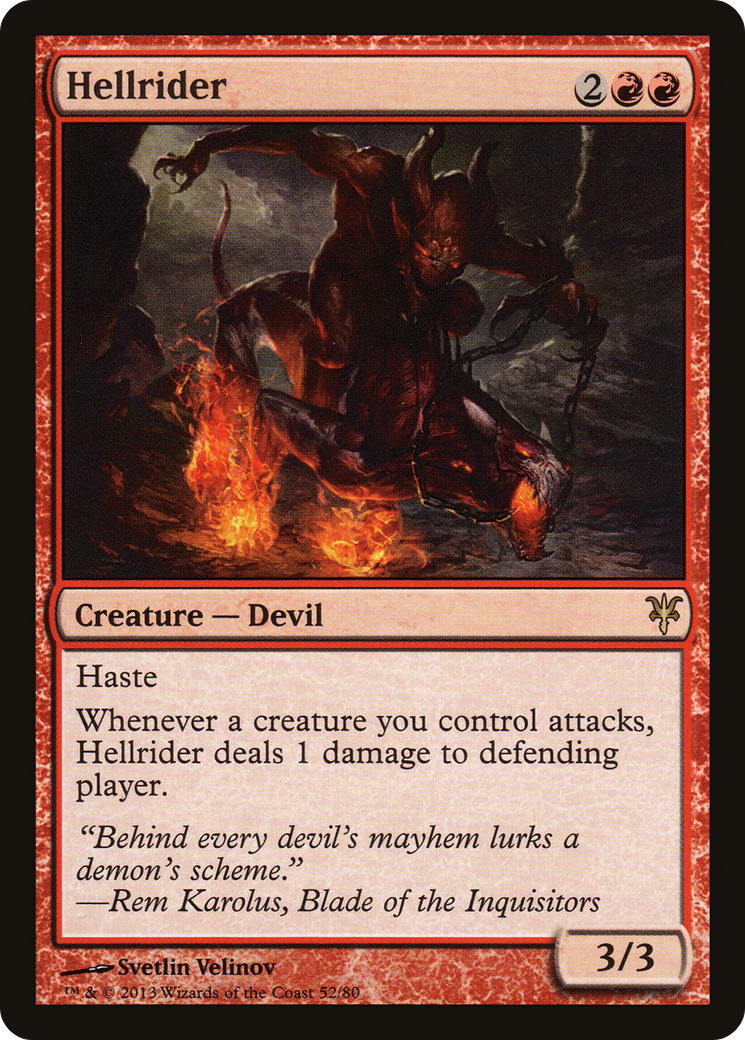 Hellrider (DDK-052) [Duel Decks: Sorin vs. Tibalt]