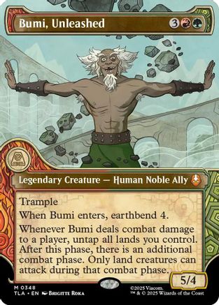 Bumi, Unleashed (Showcase) (TLA-348) [Avatar: The Last Airbender]