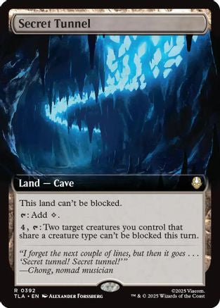 Secret Tunnel (Extended Art) (TLA-392) [Avatar: The Last Airbender] Foil