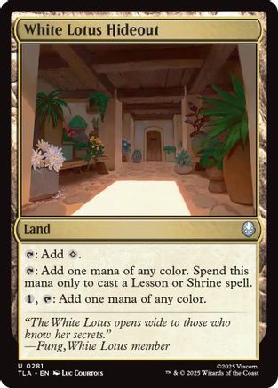 White Lotus Hideout (TLA-281) [Avatar: The Last Airbender] Foil