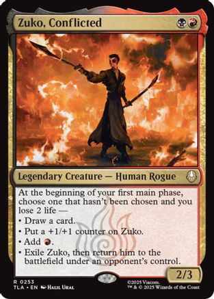Zuko, Conflicted (TLA-253) [Avatar: The Last Airbender] Foil