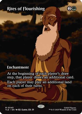 Rites of Flourishing (Borderless) (TLE-045) [Avatar: The Last Airbender: Eternal-Legal] Foil