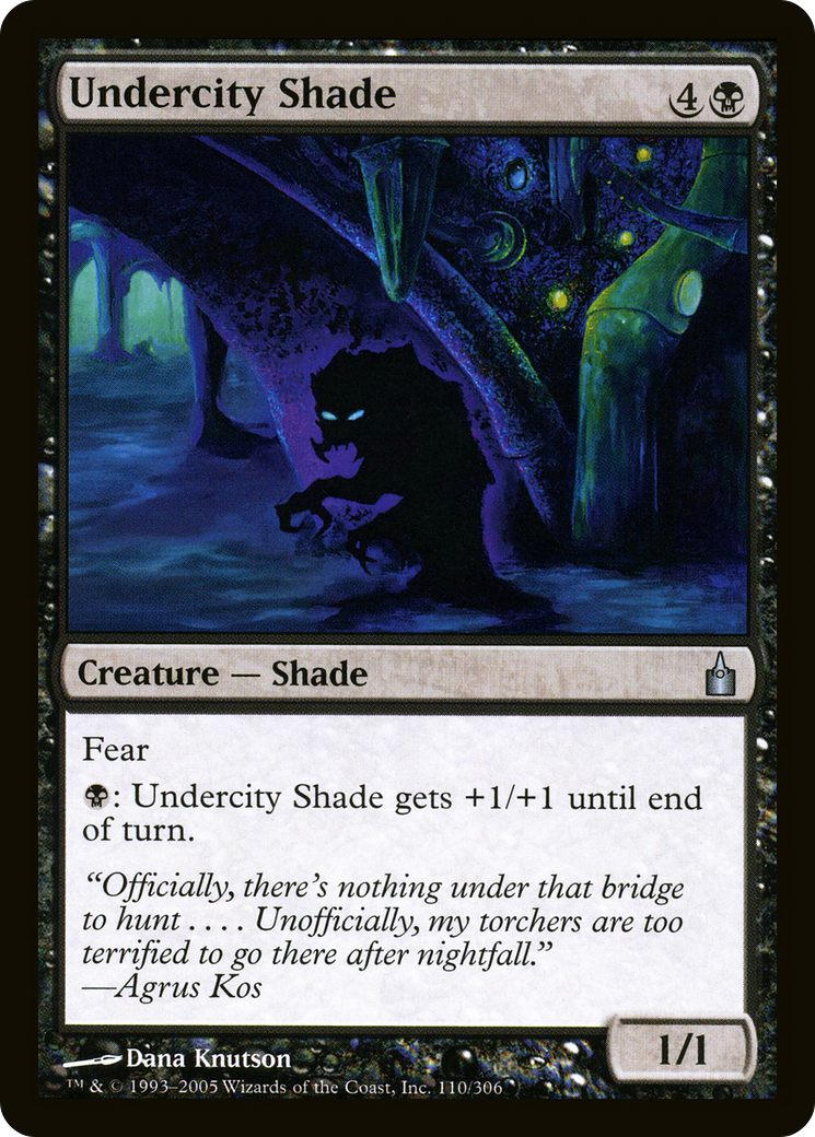 Undercity Shade (RAV-110) [Ravnica: City of Guilds] Foil