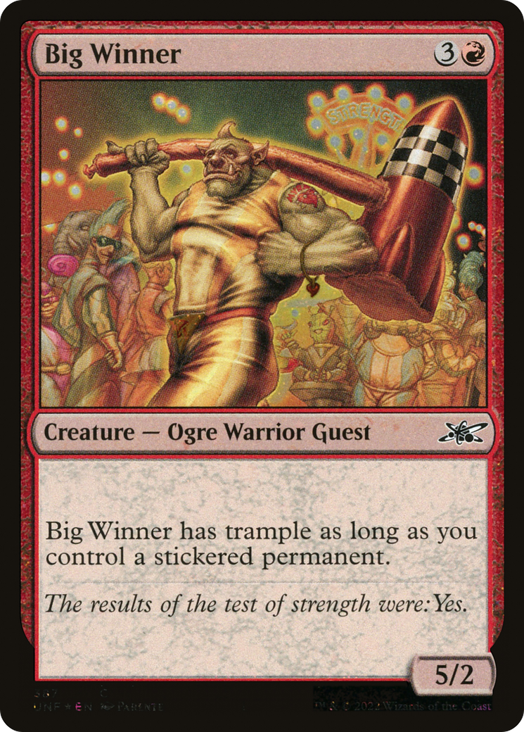 Big Winner (Galaxy Foil) (UNF-387) [Unfinity] Foil