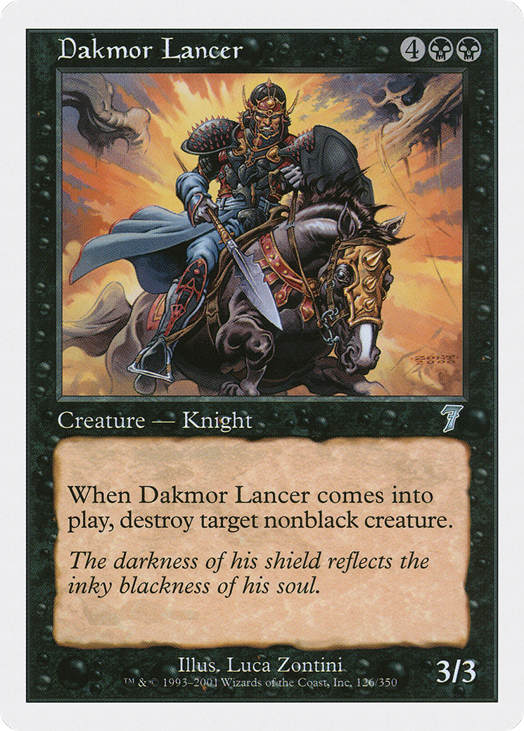 Dakmor Lancer (7ED-126) [7th Edition] Foil