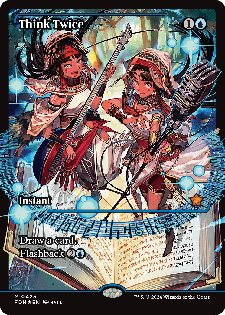 Think Twice (Showcase) (FDN-425) [Foundations] Foil