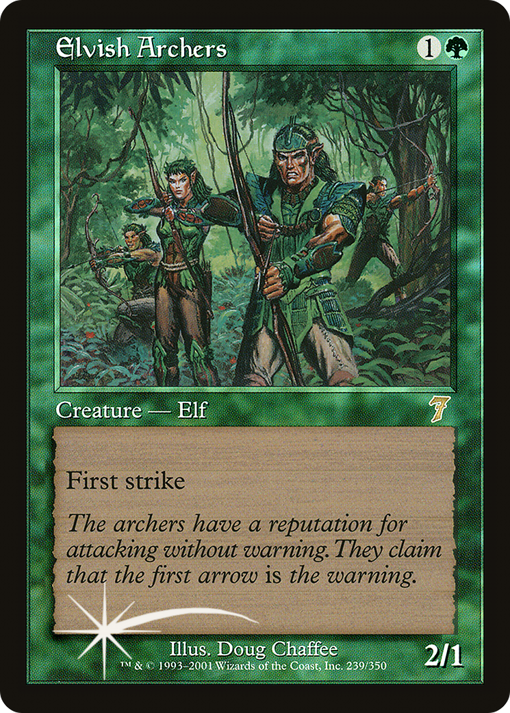 Elvish Archers (7ED-239★) [7th Edition] Foil
