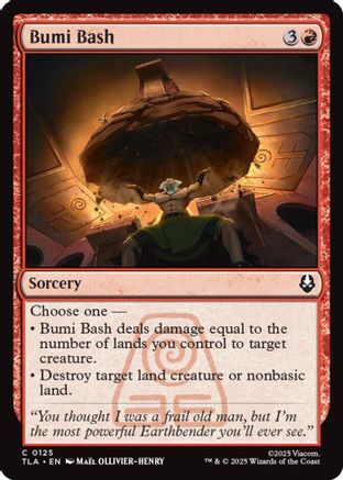 Bumi Bash (TLA-125) [Avatar: The Last Airbender] Foil