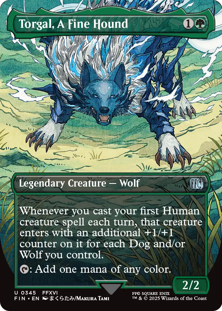 Torgal, A Fine Hound (Borderless) (FIN-345) [FINAL FANTASY]