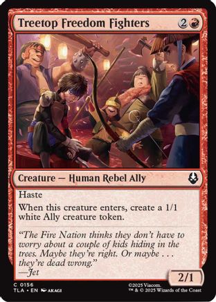 Treetop Freedom Fighters (TLA-156) [Avatar: The Last Airbender]